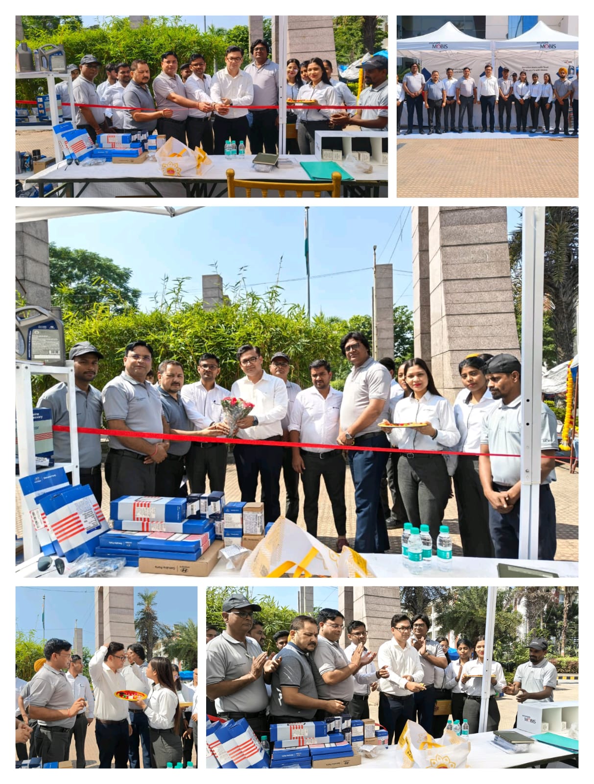 बिंदल हुंडई ने OMAX Society में Hyundai Always Around कैंप लगाया।